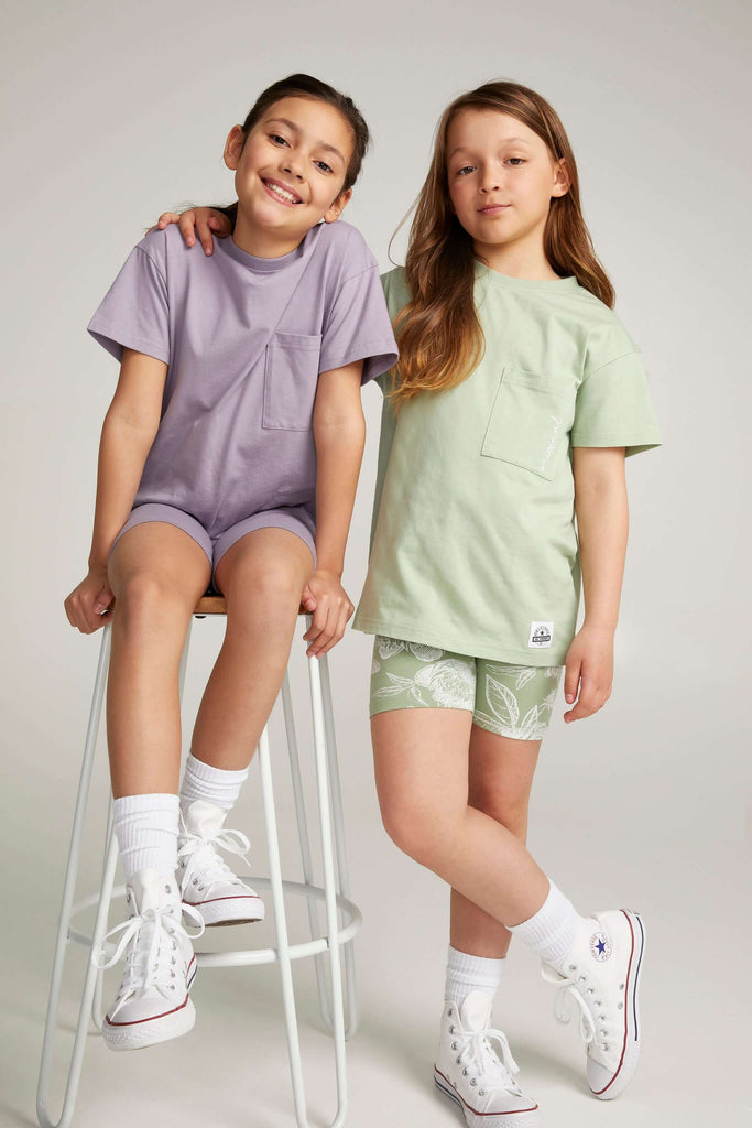 Stretch jersey shorts for children