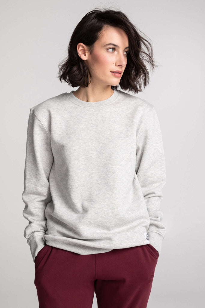 New! Unisex plain crew neck sweater - Original Au Coton